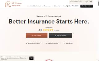 R T Thomas Insurance, LLC website