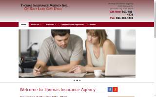 Thomas Insurance Agency website