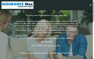 INSURANCE Max - Alison Trouse website
