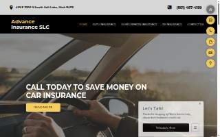 Advance Insurance SLC of Salt Lake City website