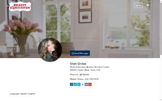 Dian Ordaz Real Estate website