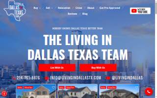 Living in Dallas Texas Team website