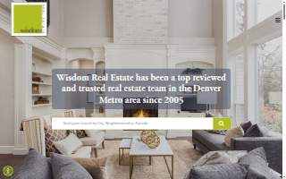 Wisdom Real Estate website