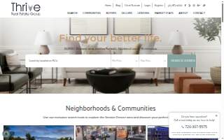 Thrive Real Estate Group website