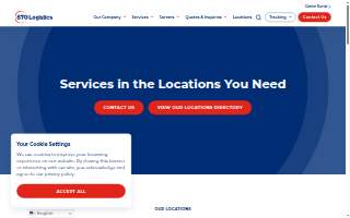 STG Logistics website