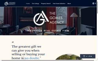 The Gomes Agency website