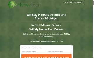 Money Team Properties website