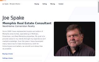 Joe Spake - NextHome Cornerstone Realty website