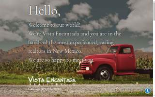 Vista Encantada Realtors website