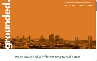 Grounded Real Estate website