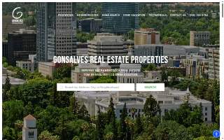 Gonsalves Real Estate Properties website