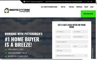 HomeBuyers of Pittsburgh website