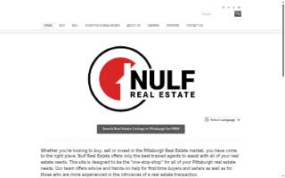 Nulf Real Estate website