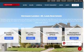 Hermann London Real Estate Group of St. Louis website