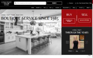 Linda Craft Team Realtors website