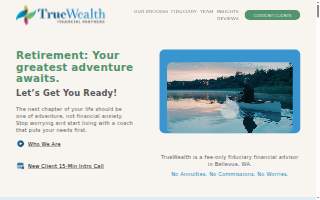 TrueWealth Financial Partners website