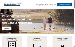 Blake Gallion, CFP website