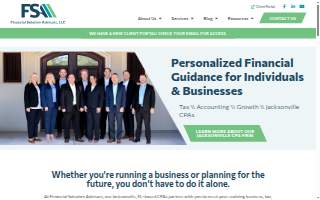 Financial Solution Advisors website