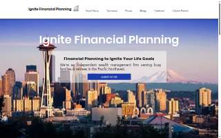Ignite Financial Planning, LLC website