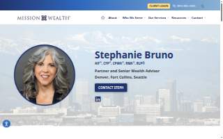 Sea to Peak Financial Advisors website