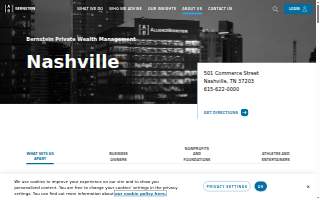 Bernstein Private Wealth Management of Nashville website
