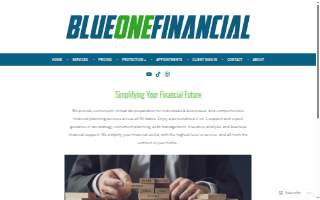 Blue One Financial of Las Vegas website