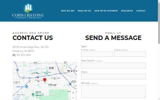 cornerstone financial advisors las vegas website