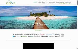 Cove Financial Planning, LLC website