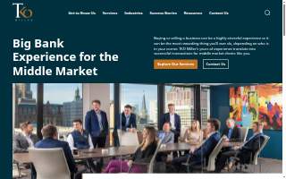 TKO Miller Investment Banking website