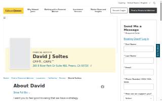 Edward Jones - Financial Advisor: David J Soltes, CFP®|CRPS™ website