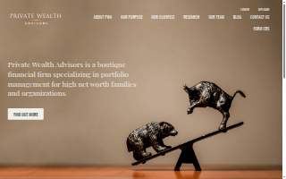 Private Wealth Advisors website