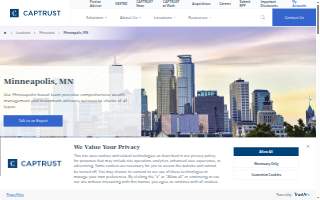 Captrust of Minneapolis website