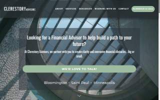 Clerestory Advisors, Inc. website