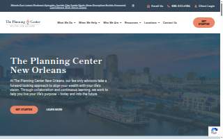 The Planning Center of New Orleans website