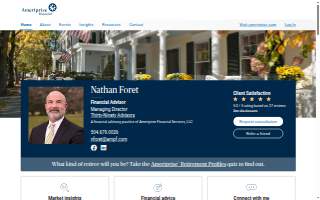 Nathan Foret - Financial Advisor, Ameriprise Financial Services, LLC website
