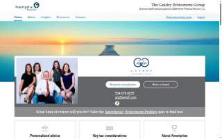 The Guidry Retirement Group - Ameriprise Financial Services, LLC website
