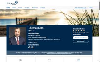 Thomas Linn - Branch Manager, Ameriprise Financial Services, LLC website