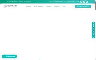 HEALTH 210 Primary Care Clinic website