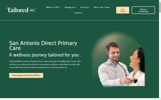 Tailored MD - Direct Primary Care website