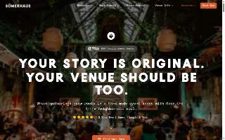 Somerhaus Events Venue website