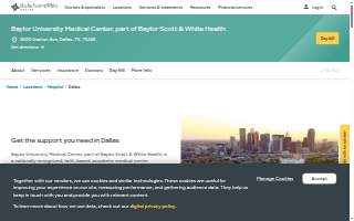Baylor Scott & White Health: Baylor University Medical Center website