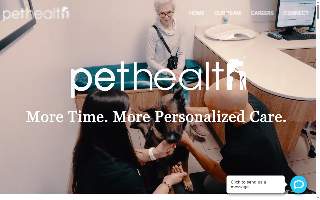 Pet Health Animal Hospital website