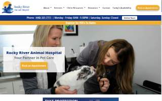 Rocky River Animal Hospital website