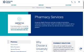 Discharge Pharmacy - University Health Women's & Children's Hospital website