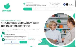 Freetown Pharmacy website