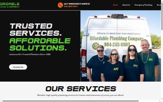 Affordable Plumbing website