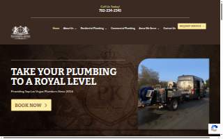 Plumbing Kings website