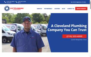 A-Z Plumbing & Drain Service, Inc. website