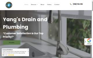 Yang's Drain And Plumbing website