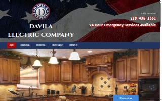 Davila Electric website